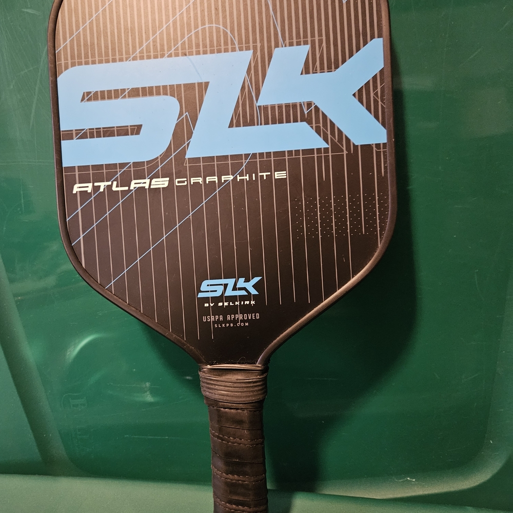 Selkirk SLK Atlas Graphite Pickleball Paddle - Black and Blue